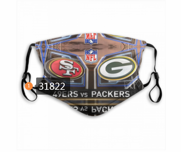 NFL Green Bay Packers 1312020 Dust mask with filter